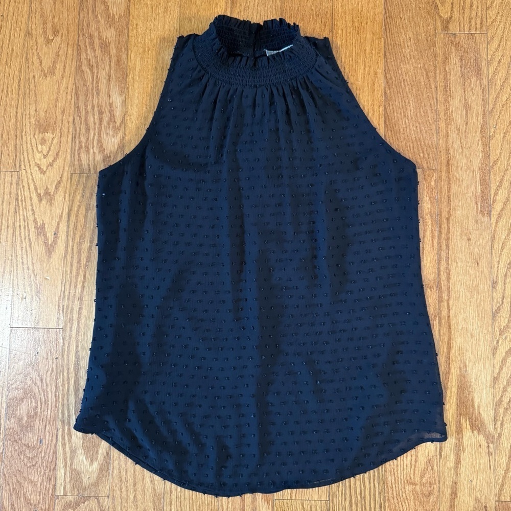 Daniel Rainn Black Sleeveless Top Women’s Size S